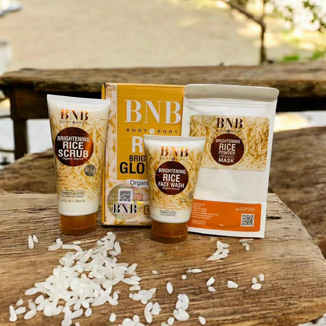 BNB Brightening Rice Facial Kit for All Skin Types