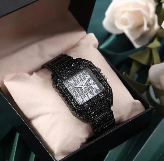 Diamond Stone Men's Watch
