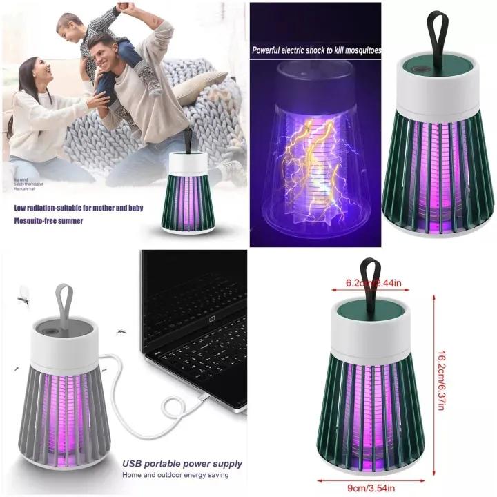 USB Mosquito Killer Lamp 360° UV Light Portable
