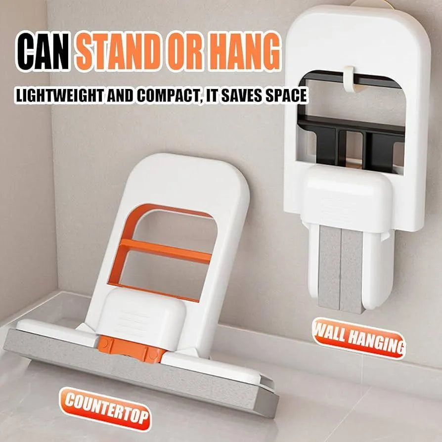 Mini Foldable Mop for Small Spaces, Wall Hanging, Countertop Use