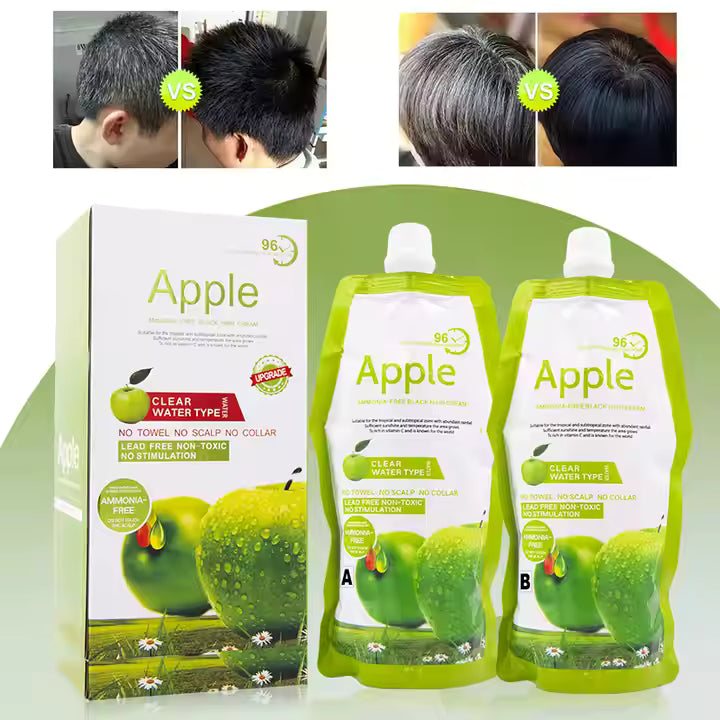 Apple Hair Colour 72 Dark Brown Amonia Free