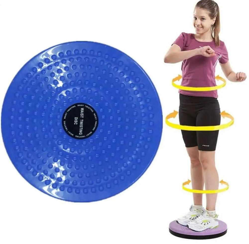 Blue Silicone Waist Twister Disc for Home Fitness