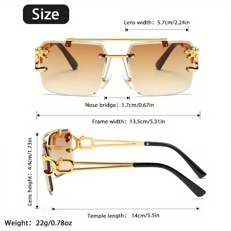 1/2 Pairs Vintage Rimless Glasses