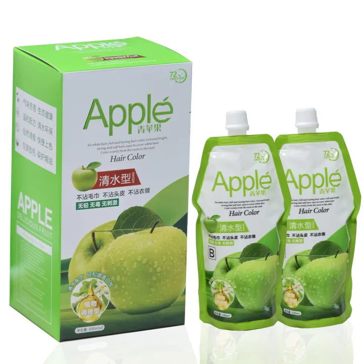 Apple Hair Colour 72 Dark Brown Amonia Free