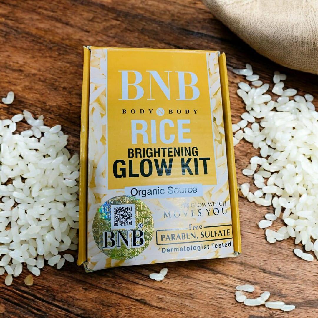 BNB Brightening Rice Facial Kit for All Skin Types